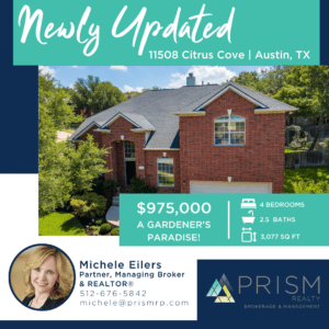 Featured Listing 11508 Citrus Cove Austin TX Prism Realty